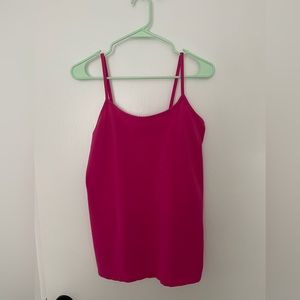 Motherhood Pink Spaghetti Strap Maternity Tank Top